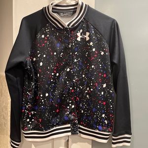 Under Armour Coldgear Splatter Track Jacket Youth XL